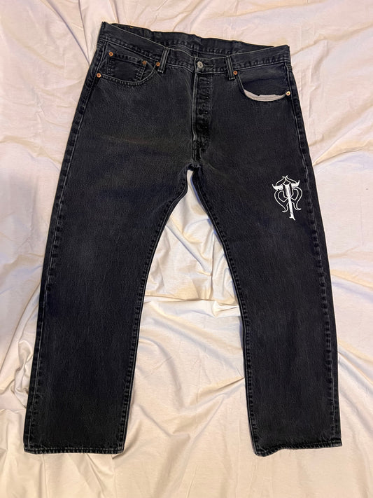 levis logo pants